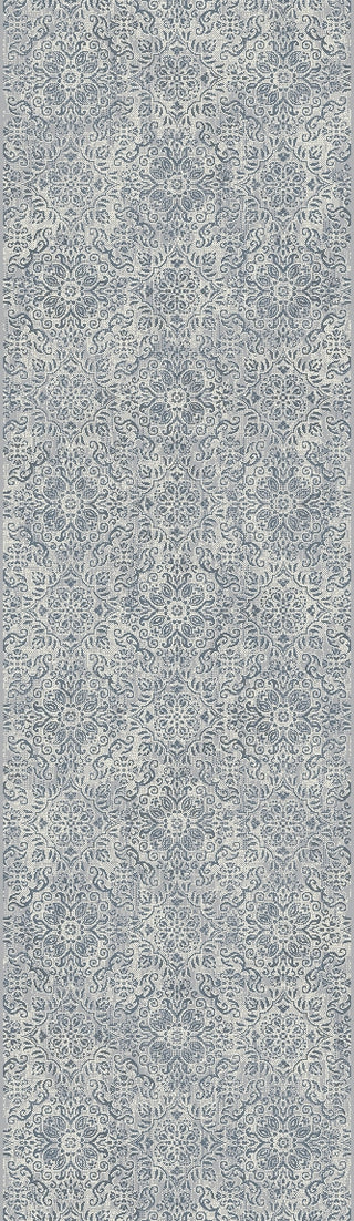 Dynamic Rugs Ancient Garden 57162 Silver/Grey Area Rug Runner Image