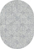 Dynamic Rugs Ancient Garden 57162 Silver/Grey Area Rug Oval Image
