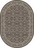 Dynamic Rugs Ancient Garden 57276 Dark Brown/Beige/Blue Area Rug Oval Image