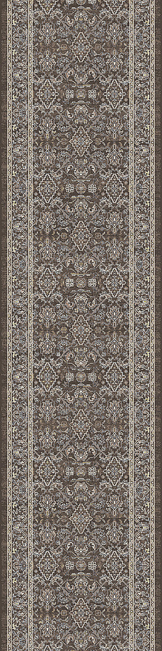 Dynamic Rugs Ancient Garden 57276 Dark Brown/Beige/Blue