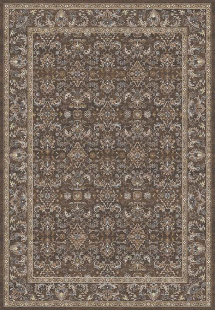 Dynamic Rugs Ancient Garden 57276 Dark Brown/Beige/Blue Area Rug main image