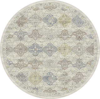 Dynamic Rugs Ancient Garden 57279 Cream/Multi Area Rug Round Image