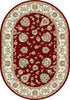 Dynamic Rugs Ancient Garden 57365 Red/Ivory Area Rug Oval Image