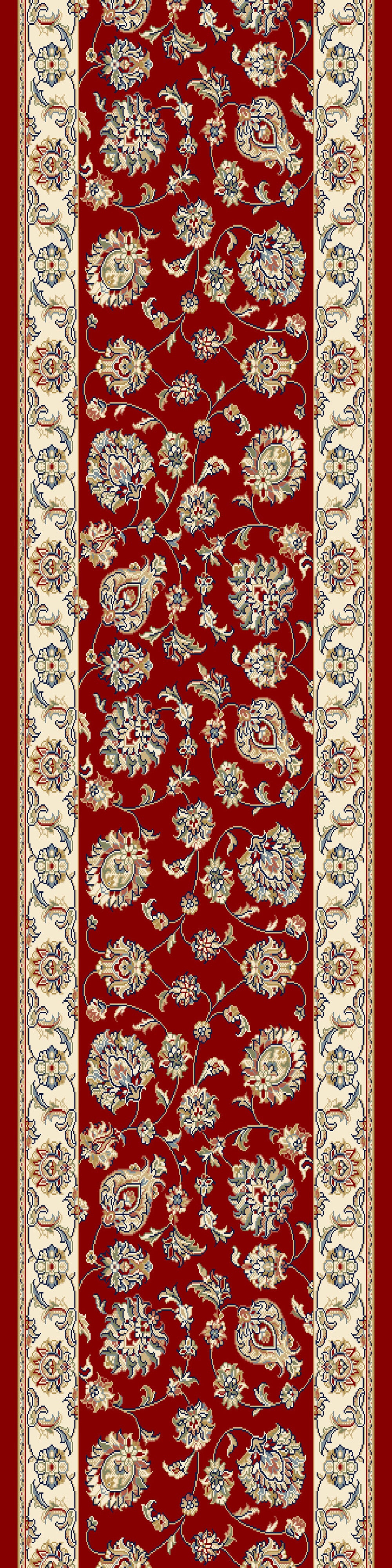 Dynamic Rugs Ancient Garden 57365 Red/Ivory