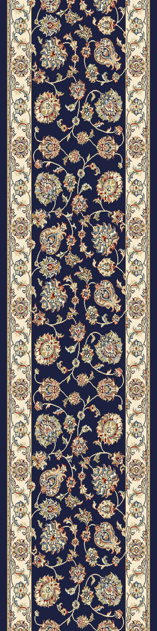 Dynamic Rugs Ancient Garden 57365 Blue/Ivory