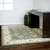 Dynamic Rugs Ancient Garden 57365 Green/Ivory Area Rug Room Scene Feature