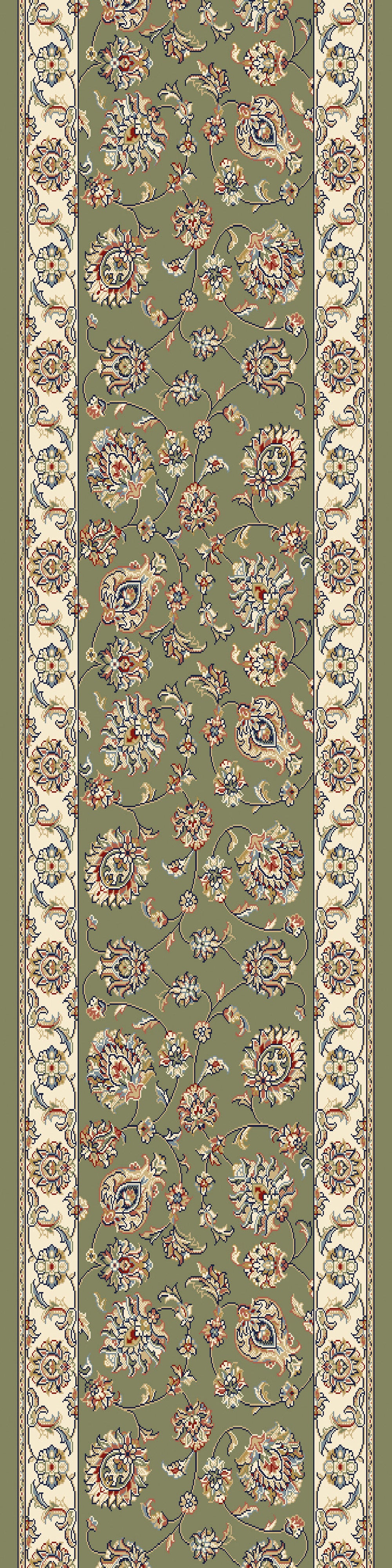 Dynamic Rugs Ancient Garden 57365 Green/Ivory