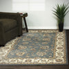 Dynamic Rugs Ancient Garden 57365 Light Blue/Ivory Area Rug Room Scene Feature
