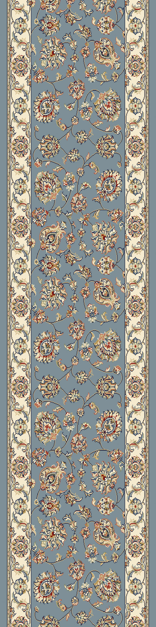 Dynamic Rugs Ancient Garden 57365 Light Blue/Ivory