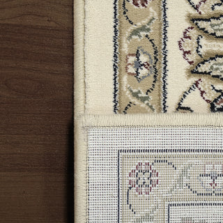 Dynamic Rugs Ancient Garden 57365 Ivory Area Rug Corner Shot