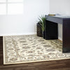 Dynamic Rugs Ancient Garden 57365 Ivory Area Rug Room Scene Feature