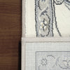 Dynamic Rugs Ancient Garden 57365 Cream Area Rug Corner Shot