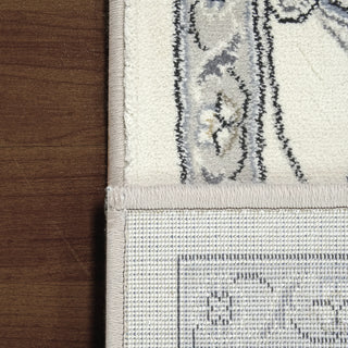 Dynamic Rugs Ancient Garden 57365 Cream Area Rug Corner Shot