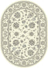 Dynamic Rugs Ancient Garden 57365 Cream Area Rug Oval Image