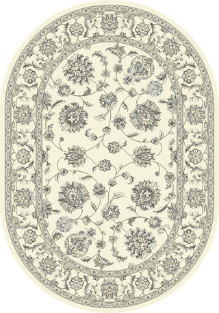 Dynamic Rugs Ancient Garden 57365 Cream Area Rug Oval Image