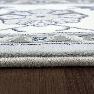 Dynamic Rugs Ancient Garden 57365 Grey/Cream Area Rug Detail