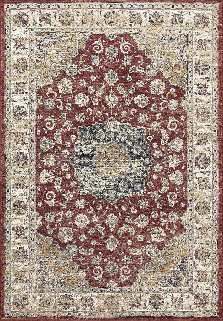 Dynamic Rugs Ancient Garden 57559 Red/Ivory Area Rug main image