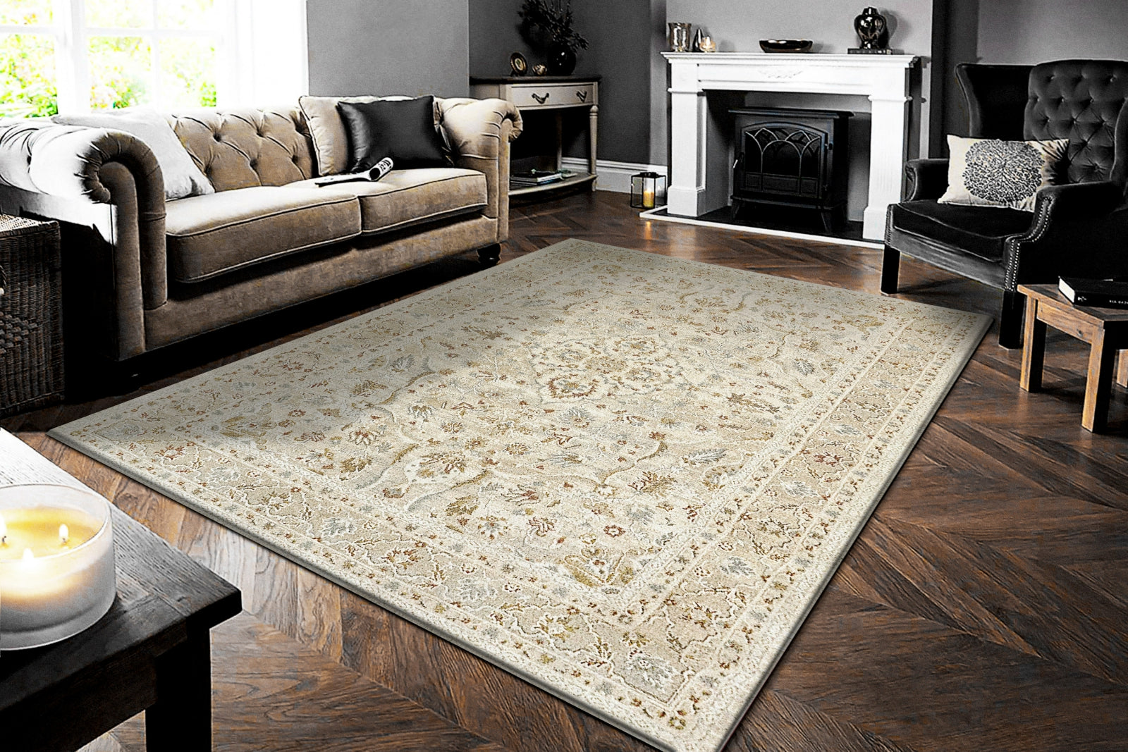 Dynamic Rugs Annalise 7605 Beige/Cream Area Rug – Incredible Rugs