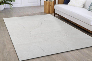 Dynamic Rugs Aria 8550 Ivory Area Rug Room Scene Feature