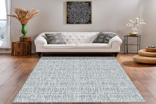 Dynamic Rugs Artemis 17542 Grey/Dark Grey Area Rug Room Scene Feature