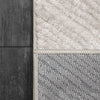 Dynamic Rugs Arten 3751 Grey Area Rug Corner Shot