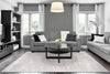 Dynamic Rugs Arten 3754 Grey Area Rug Room Scene Feature