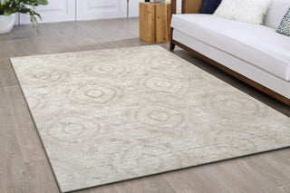 Dynamic Rugs Atlas 2573 Beige Area Rug Room Scene Feature