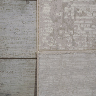 Dynamic Rugs Atlas 2574 Ivory/Grey Area Rug Corner Shot