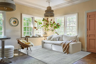 Dynamic Rugs Atlas 2579 Ivory/Beige/Grey Area Rug Room Scene Feature