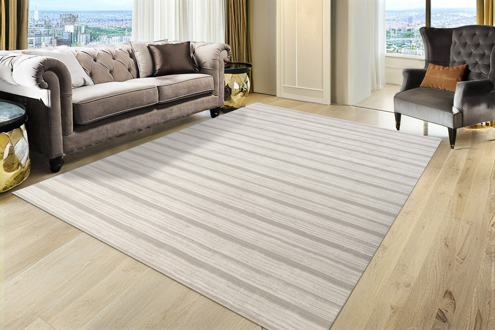 Dynamic Rugs Boutique 19480 Grey/Cream Area Rug Room Scene Feature