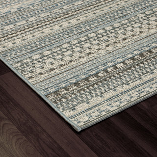 Dynamic Rugs Brighton 8570 Beige/Blue Area Rug