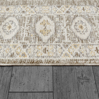 Dynamic Rugs Calypso 13501 Ivory/Grey Area Rug Detail
