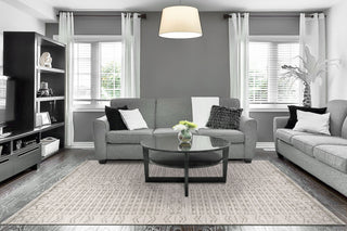 Dynamic Rugs Calypso 13502 Ivory/Grey Area Rug Room Scene Feature