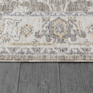 Dynamic Rugs Calypso 13505 Ivory/Grey Area Rug Detail