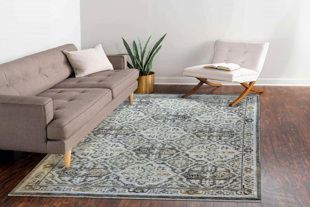 Dynamic Rugs Calypso 13512 Cream/Grey/Multi Area Rug Room Scene Feature