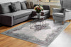 Dynamic Rugs Carson 5226 Ivory/Black Area Rug Room Scene Feature