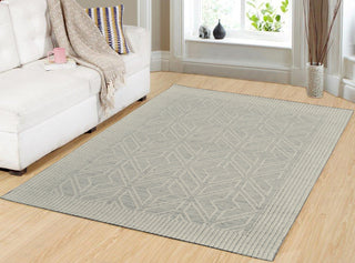 Dynamic Rugs Clara 3244 Beige/Denim Area Rug Room Scene Feature