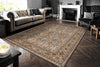 Dynamic Rugs Cullen 5703 Beige/Blue Area Rug Room Scene Feature