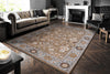 Dynamic Rugs Cullen 5706 Beige/Blue Area Rug Room Scene Feature