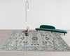 Dynamic Rugs Daisy 9083 Sage/Multi Area Rug Room Scene Feature