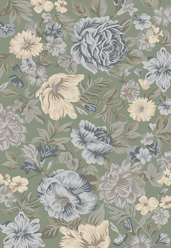 Dynamic Rugs Daisy 9091 Light Green/Multi Area Rug main image