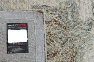 Dynamic Rugs Daisy 9095 Beige/Sage/Rust Area Rug Corner Shot
