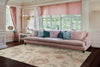 Dynamic Rugs Daisy 9095 Beige/Sage/Rust Area Rug Room Scene Feature