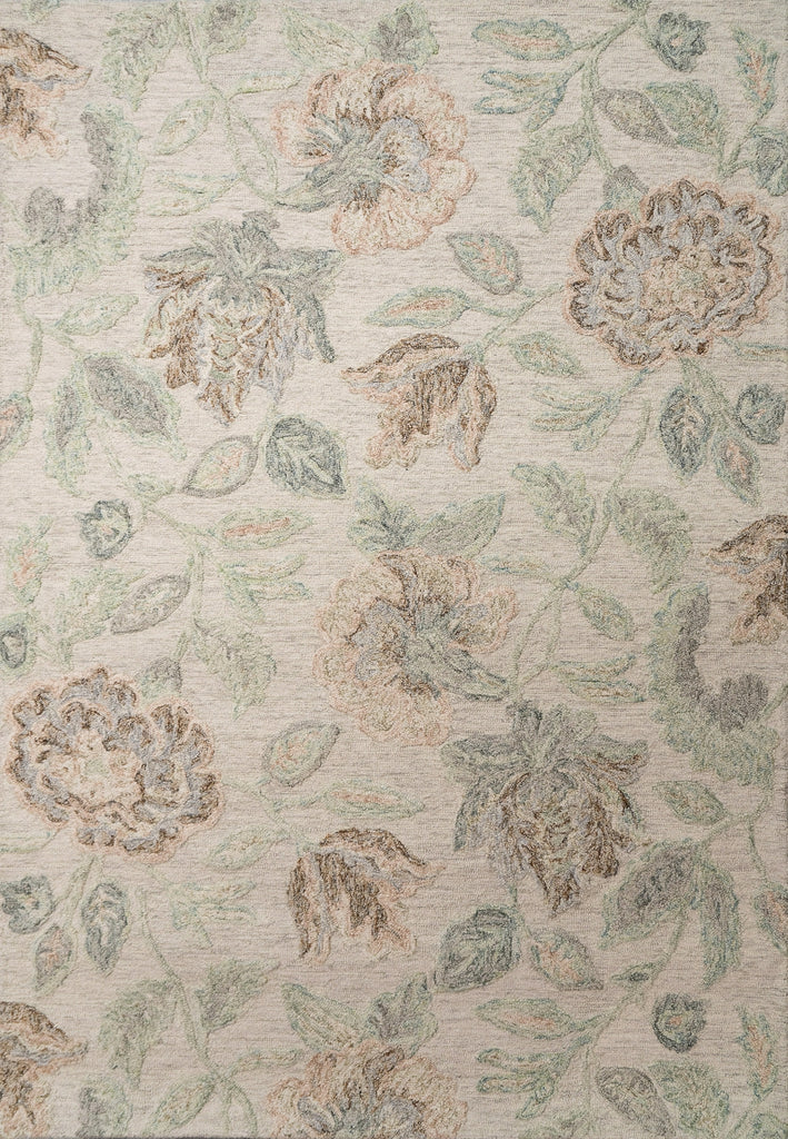 Dynamic Rugs Daisy 9095 Beige/Sage/Rust Area Rug main image