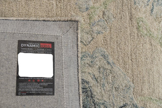 Dynamic Rugs Daisy 9096 Beige/Sage/Blue Area Rug Corner Shot