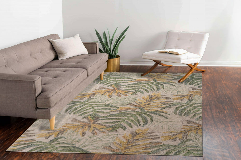 Dynamic Rugs Daisy 9097 Grey/Multi Area Rug Room Scene Feature