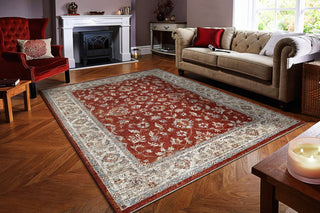 Dynamic Rugs Dakota 6640 Red/Multi Area Rug Room Scene Feature