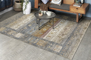 Dynamic Rugs Dakota 6642 Blue/Multi Area Rug Room Scene Feature