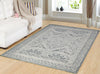 Dynamic Rugs Darcy 1128 Ivory/Teal Area Rug Room Scene Feature