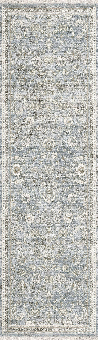 Dynamic Rugs Dharma 12040 Light Blue/Beige Area Rug Runner Image